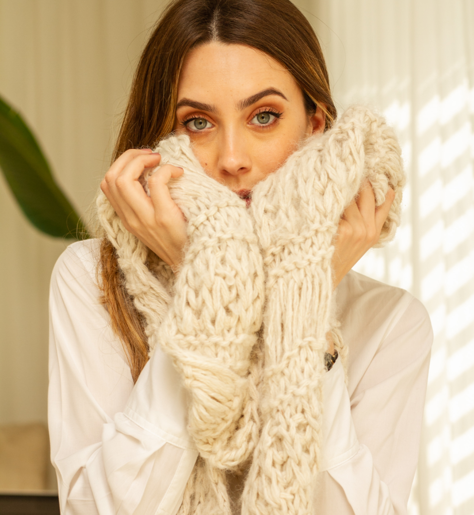 Bufandón de lana de llama - Image 2